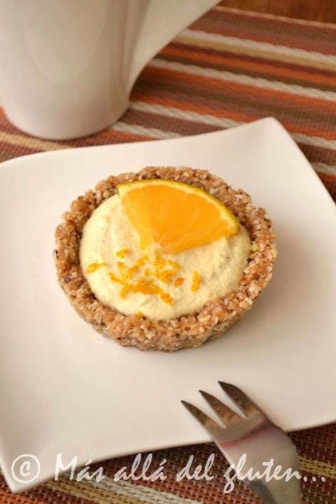 Mini-Tortas de queso con naranja