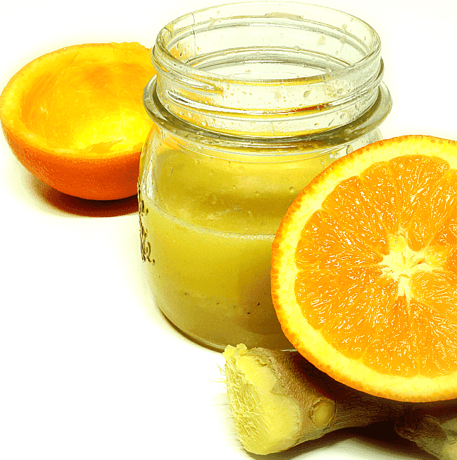 Vinagreta de naranja y jengibre