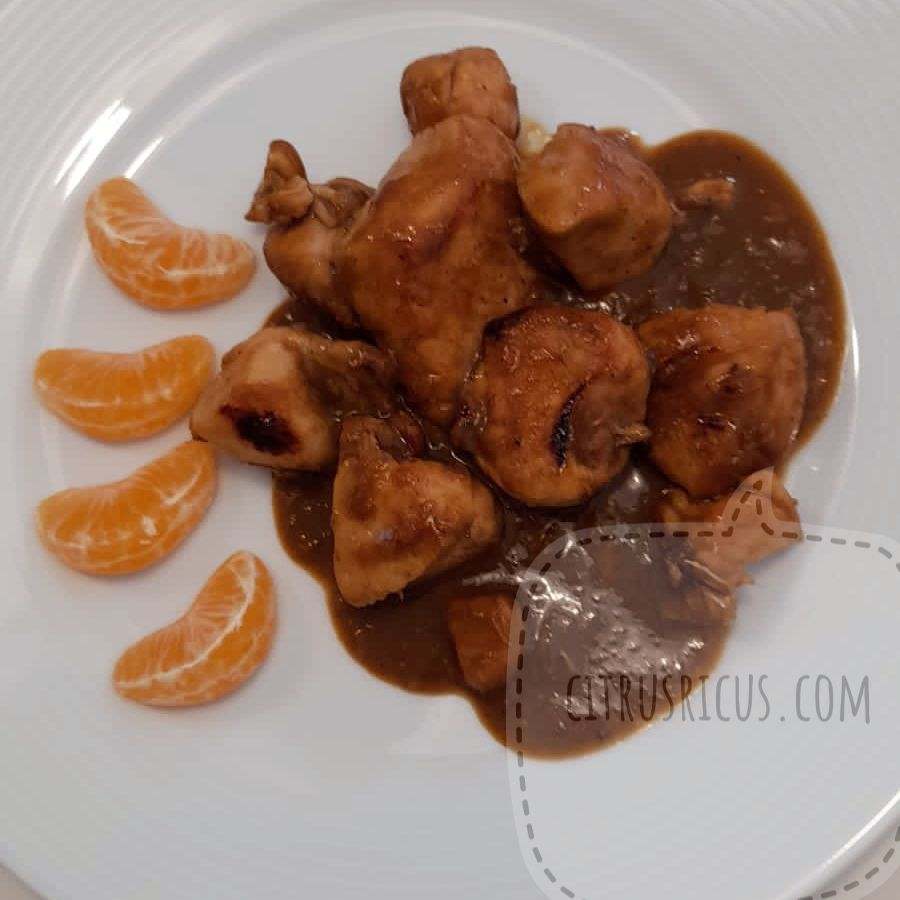 Receta Pechuga de Pollo a la Mandarina