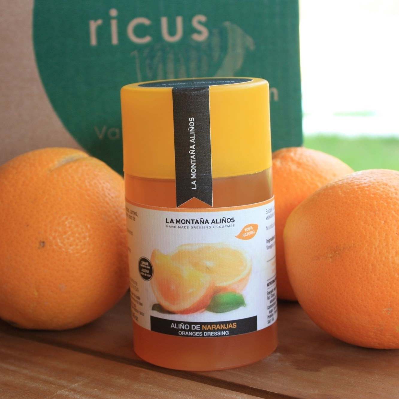 Botella de Aliño de Naranja de CitrusRicus