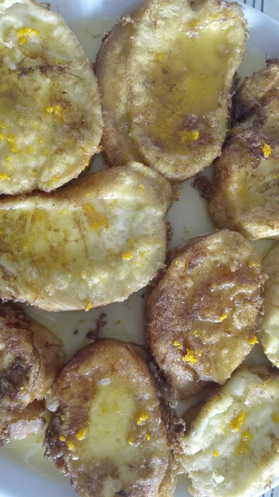 Torrijas con sabor a naranja