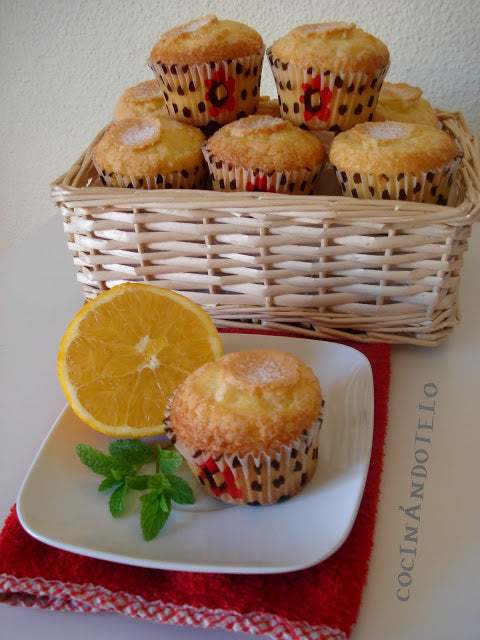 Magdalenas de naranja