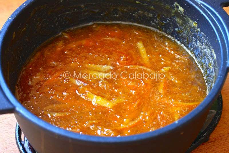 Salsas con mermelada de mandarina