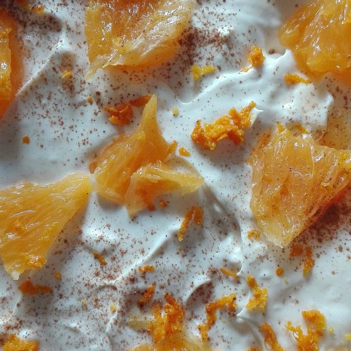 Tiramisu de naranja y panela - un postre delicioso