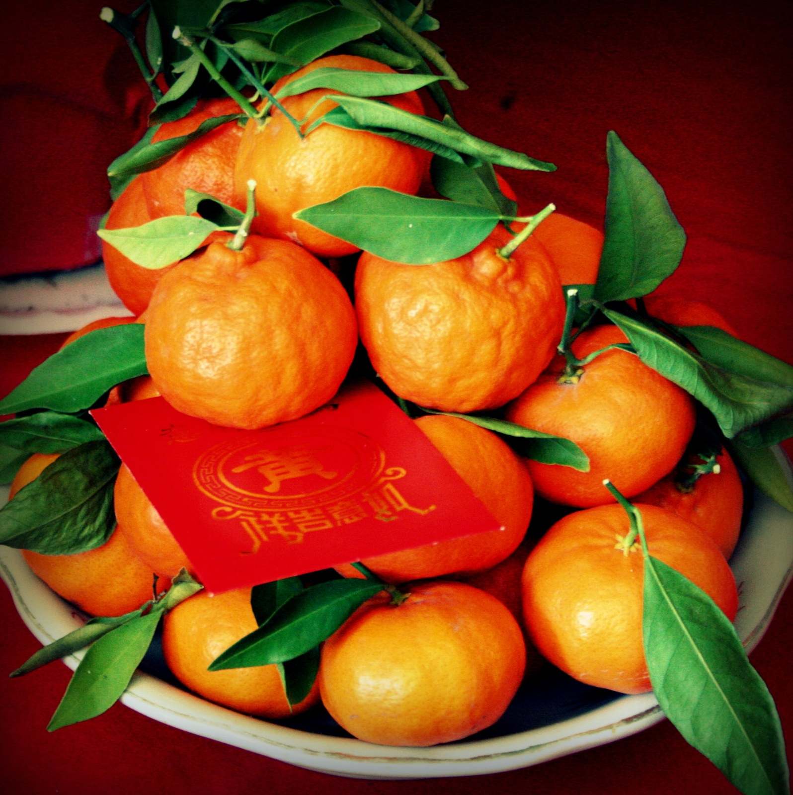 Mandarinas - fruta de la buena suerte